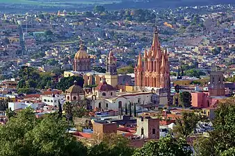 Panoramic view of San Miguel de Allende