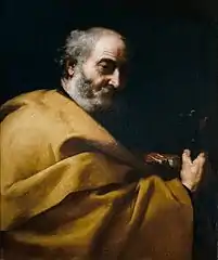 Apostle, Saint Peter, 1630–1635, 75 x 64 cm., Museo del Prado