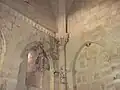 The room in the tower from which(?) the paintings were removed