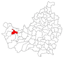 Location in Cluj County