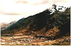 The mining town of San Cristóbal