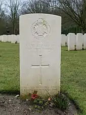 Headstone of Gilbert Talbot