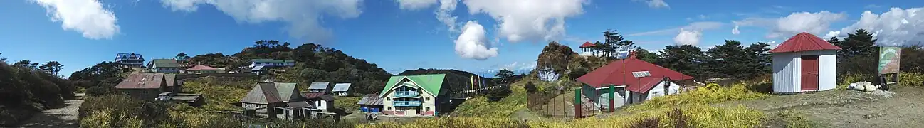 A panoramic view of Sandakpur.