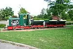 Former train, now a playground