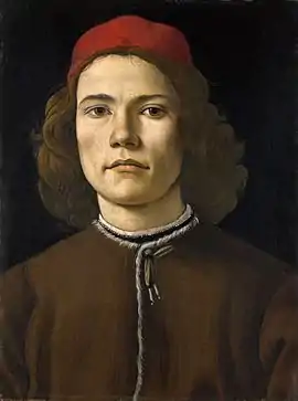 Portrait of a Young Man c. 1480-1485.