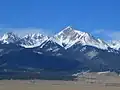 Left to right: Little Horn Peak, Fluted Peak, Horn Peak