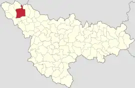 Location in Timiș County