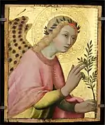 Sano di Pietro, Angel of the Annunciation.