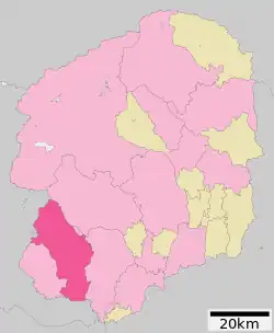 Location of Sano in Tochigi Prefecture