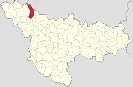 Location in Timiș County