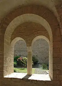 A window at Saint-Guilhem-le-Désert, France.