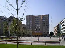 Plaça de la Vila dominated by the city hall