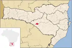 Location of Abdon Batista