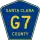 County Road G7 marker