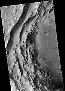 Santa Fe Crater, as seen by HiRISE.