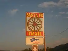 Image 40Santa Fe trail sign (from New Mexico)