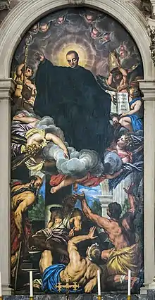 "Saint Maurus invoked by the sick"  by Valentin Le Febre