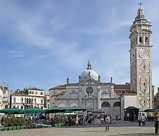 The north facade of Santa Maria Formosa