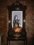 Mater Dolorosa and bust of Jesus with the crown of thorns