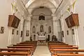 Interior of Church of the Retreat or Santa Maria degli Angeli