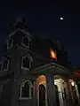 1881 Sto. Cristo Sub-Parish Church facade, night portrait