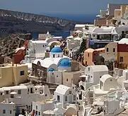 Santorini, though altered due to tourism, remains the quintessential example of Cycladic architecture.