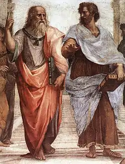 Image 11Plato (left) and Aristotle (right), a detail of The School of Athens (from Jurisprudence)