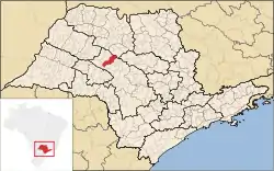 Location in São Paulo  state