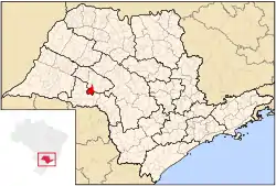 Location in São Paulo  state