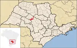 Location in São Paulo  state