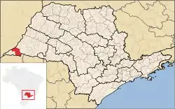 Location in São Paulo  state