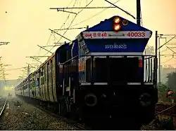 Sapt Kranti Express with WDP4