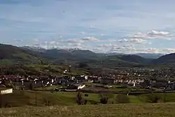 View of the town centre from La Tejera neighbourhood, located at a higher altitude