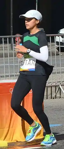 Sarah Attar, first female Saudi Arabian Olympian