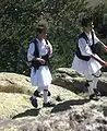 Sarakatsani children in fustanella.