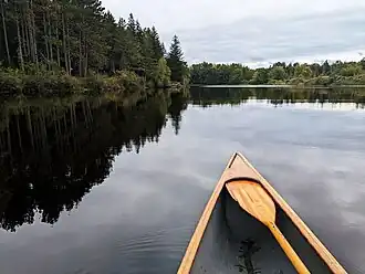 The Saranac River in Clinton County, NY, USA