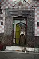 Saraswati Temple main entrance - ancient archway.