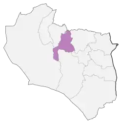 Location of Sarayan County in South Khorasan province