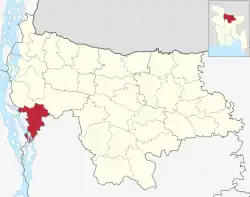 Location of Sarishabari