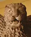 Detail of the Lion Capital of Ashoka from Sarnath, 3rd century B.C.