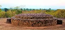 The great stupa of Saru Maru