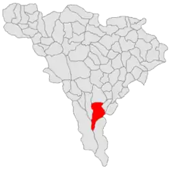 Location in Alba County