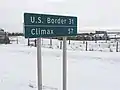 Sign on Highway 4 in Val Marie