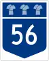 Highway 56 marker