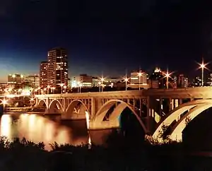 Downtown Saskatoon skyline