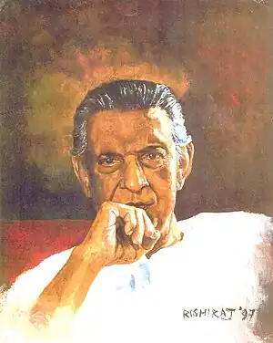 Portrait of Satyajit Ray