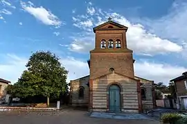 The church in Saubens