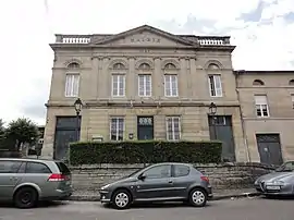 The town hall in Saudrupt