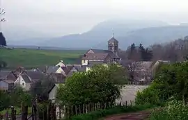 A general view of Saulzet-le-Froid