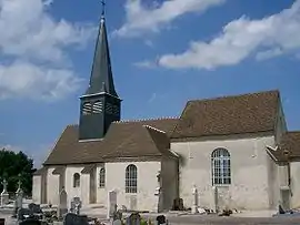 The church in Saunières